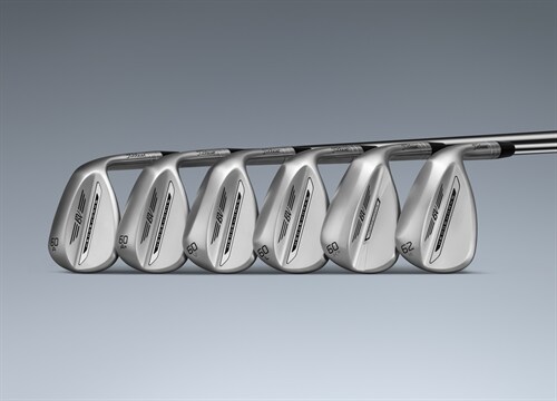 Vokey WedgeWorks wedges lined up