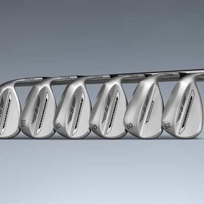 Vokey WedgeWorks wedges lined up