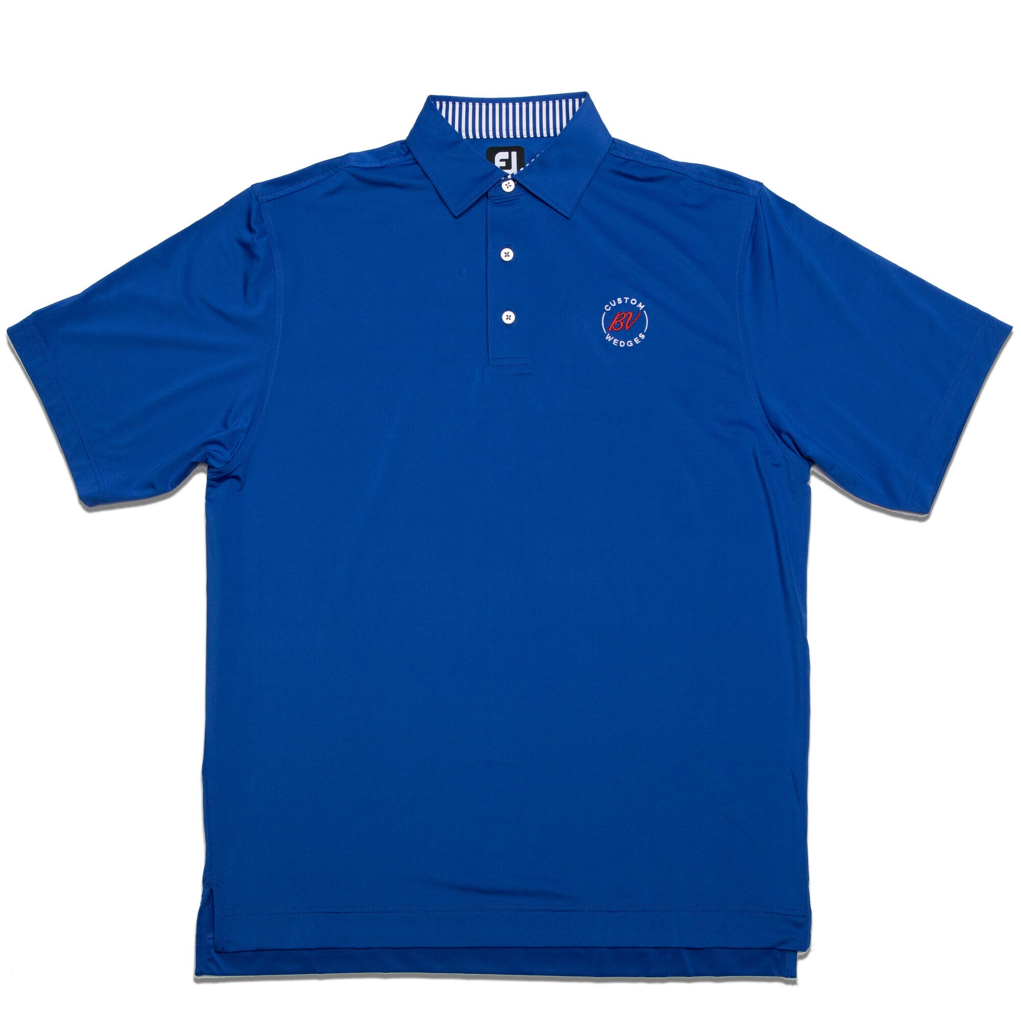 FJ ProDry Performance Solid Lisle w/ Self Collar - Royal