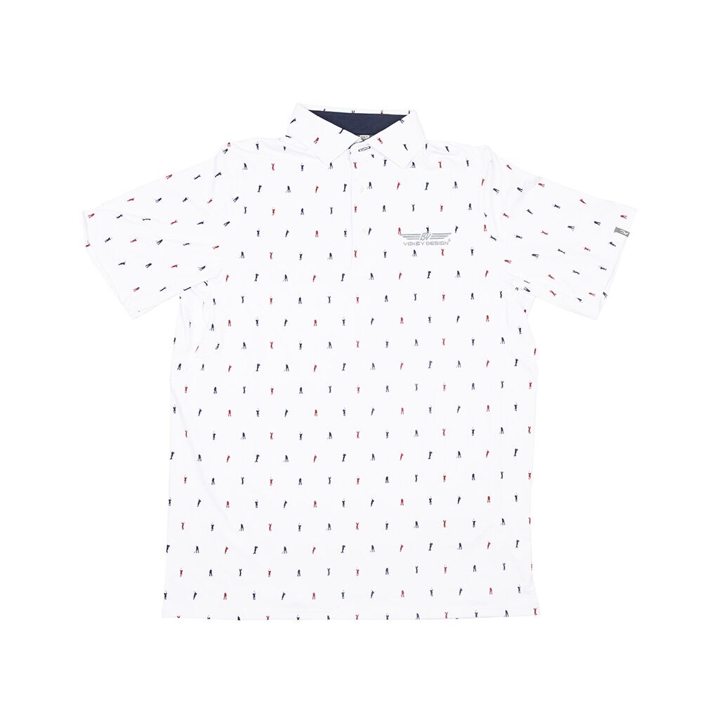 Vokey Golfer Polo - Red/White