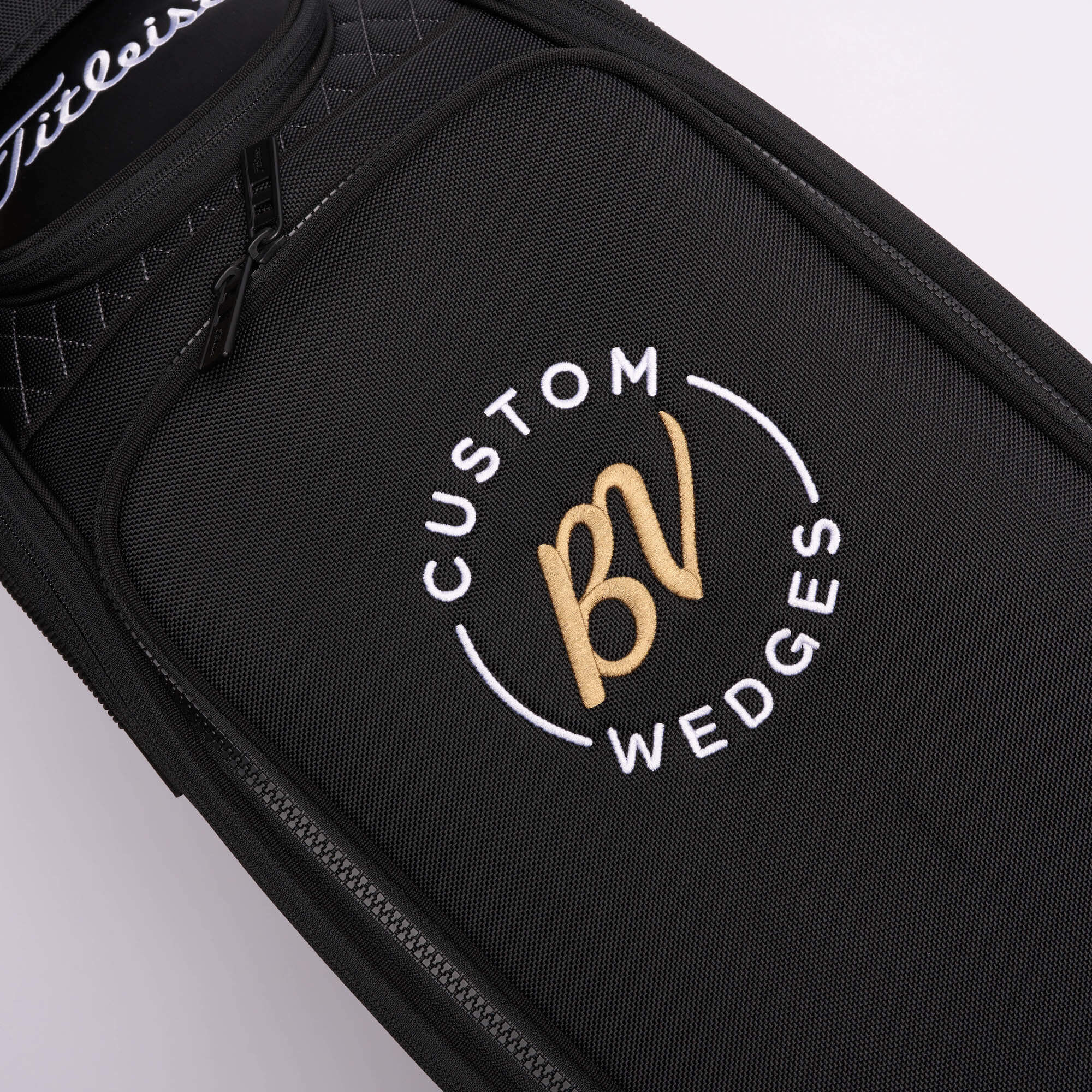 Vokey Midsize Staff Bag - Black/White/Gold - Vokey Vokey Midsize Staff Bag - Black/White/Gold - Vokey