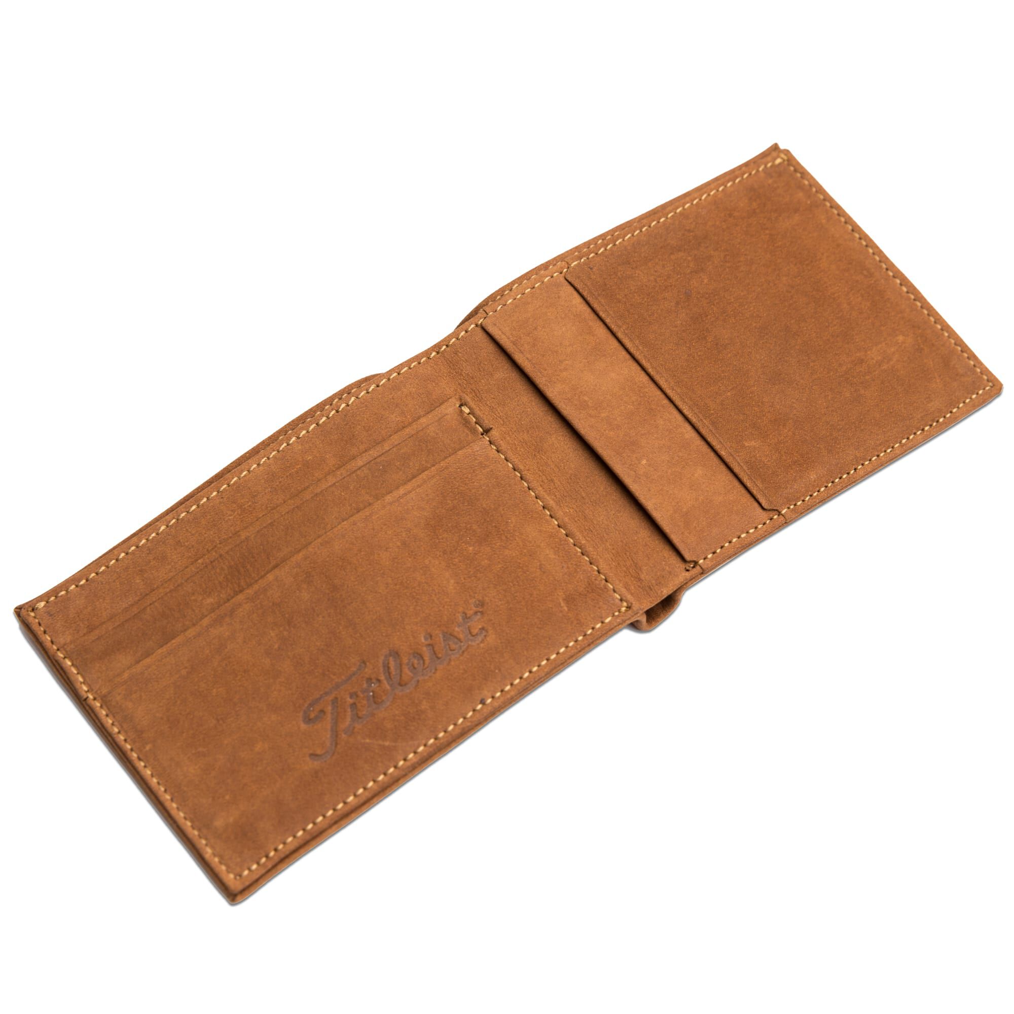 BV Wings Nubuck Leather Wallet - Tan - Vokey