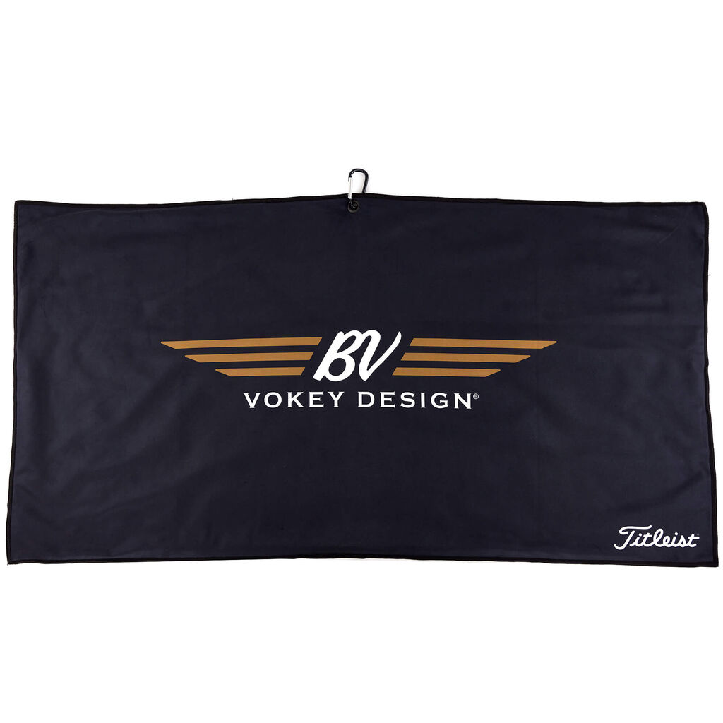 Titleist Players Serviette éponge Noir/blanc 50,8 x 101,6 cm Titleist Players Serviette éponge Noir/blanc 50,8 x 101,6 cm