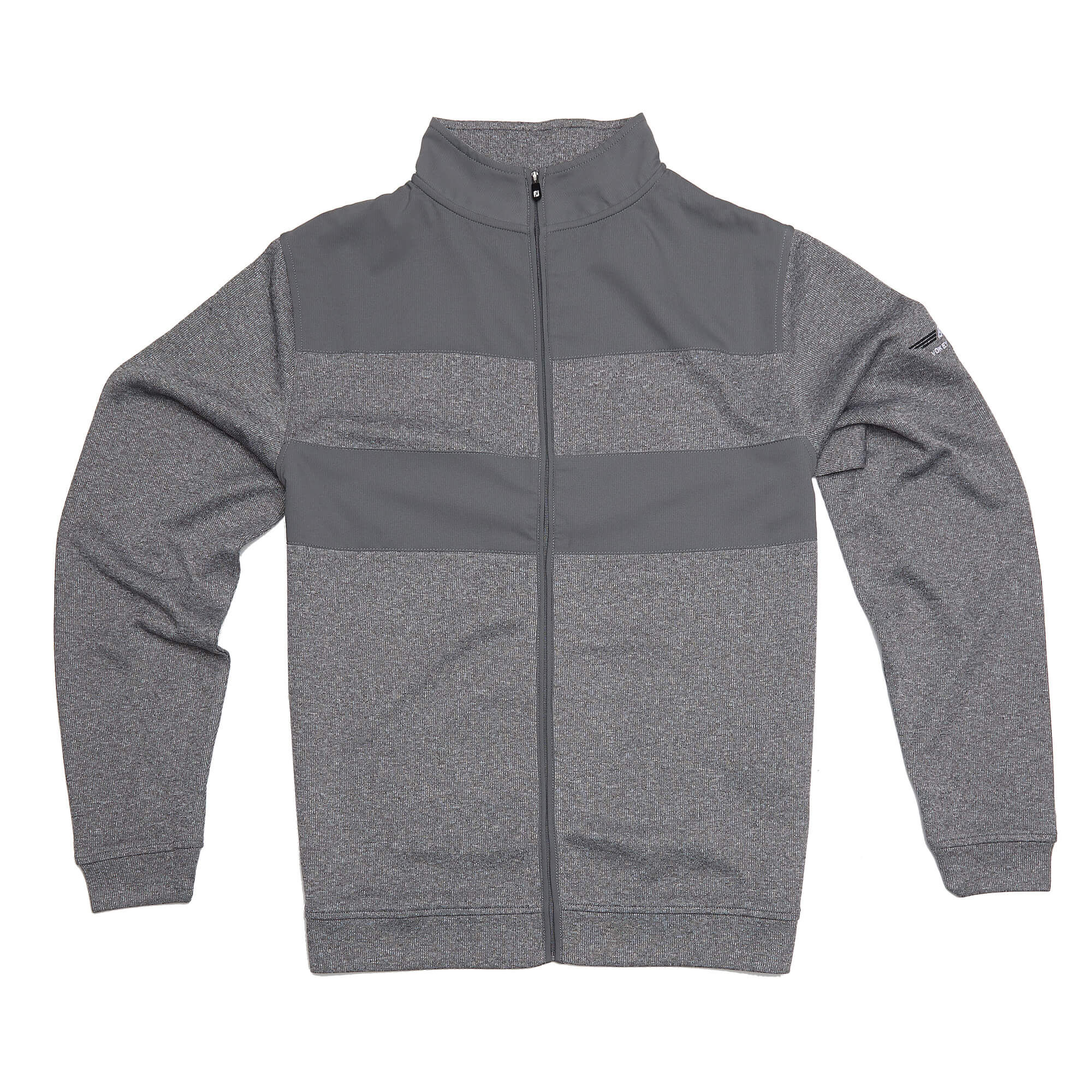FJ Flat Back Rib Full-Zip Mid Layer - Granite Heather