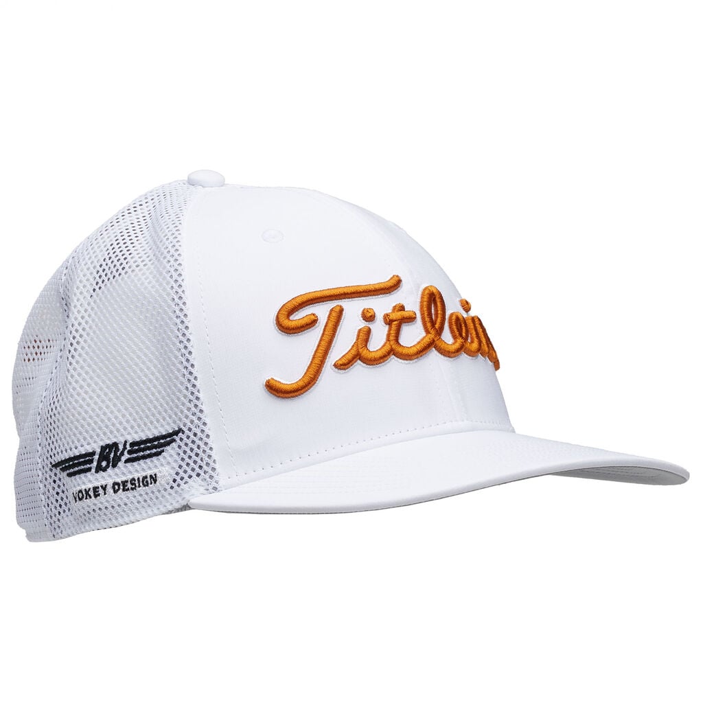 Vokey Tour Snapback Mesh White/Burnt Orange