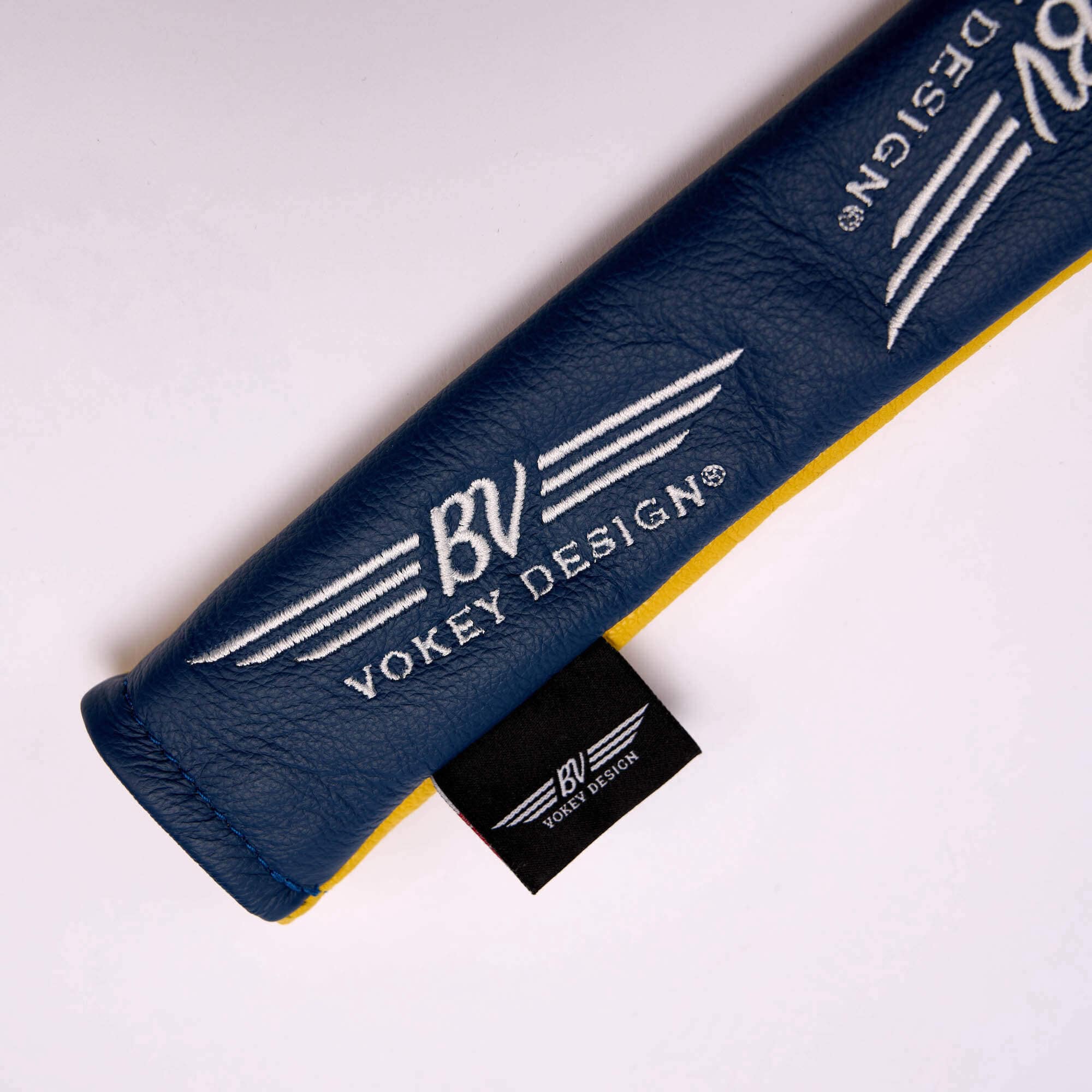 BV Wings Dual Sided Alignment Stick Cover - Navy/Yellow - Vokey