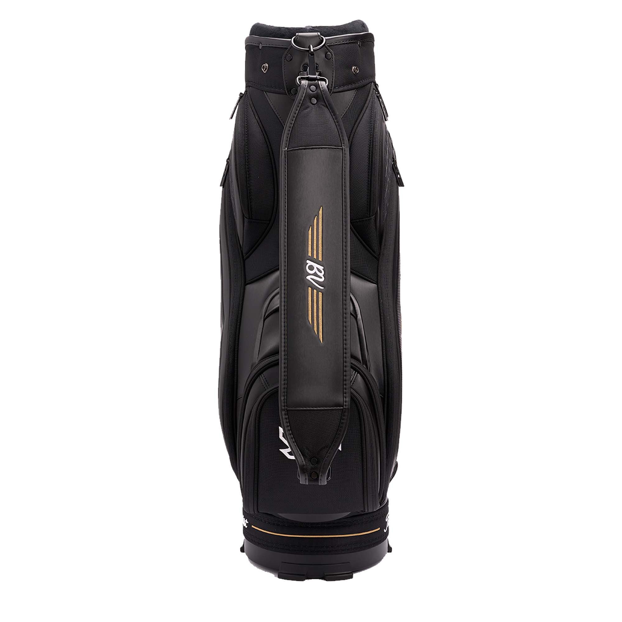 Vokey Midsize Staff Bag - Black/White/Gold - Vokey