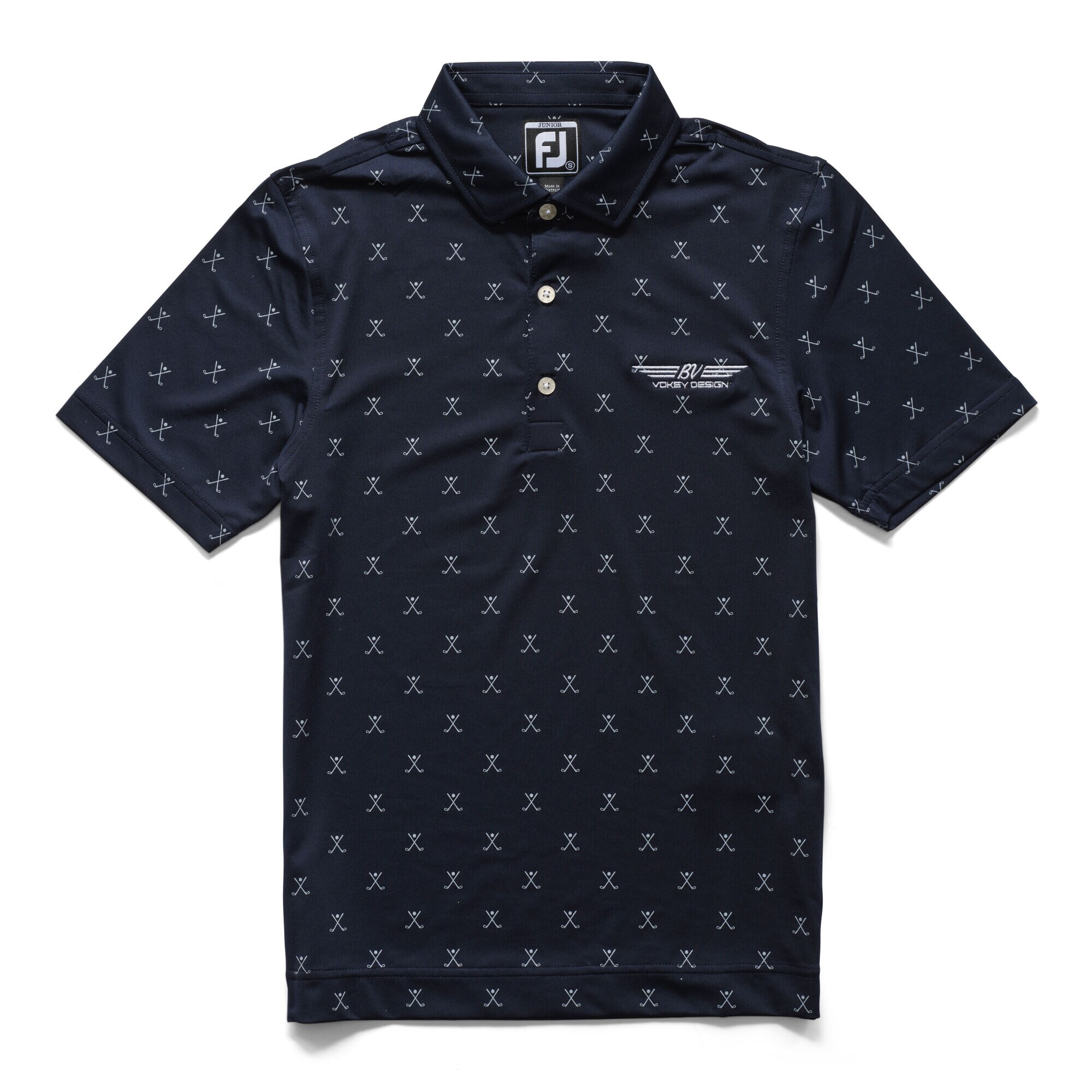 FJ Junior Golf Print w/ Self Collar