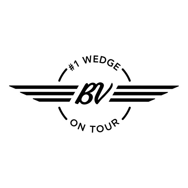 &#35;1 Wedge On Tour Sticker - Black