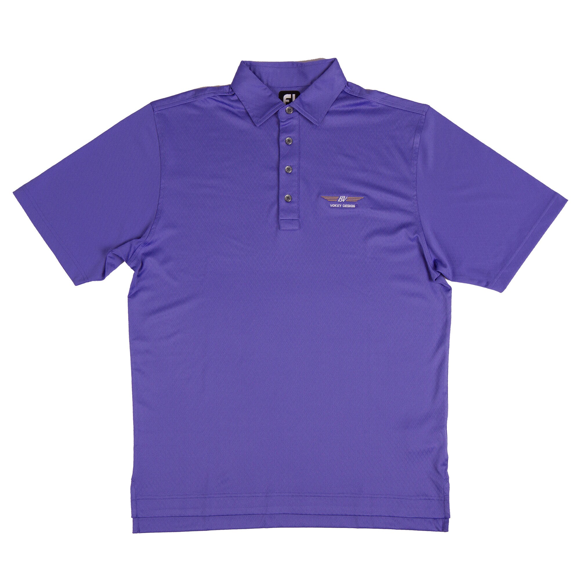 FJ Diamond Textured Jacquard w/ Self Collar - Light Purple