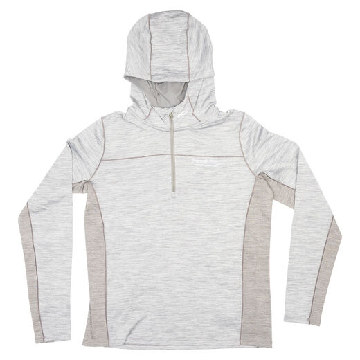 BV Grey Liam Hooded Half-Zip