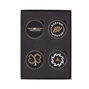 Vokey 4-pc Ball Marker Kit - Black + White/Gold