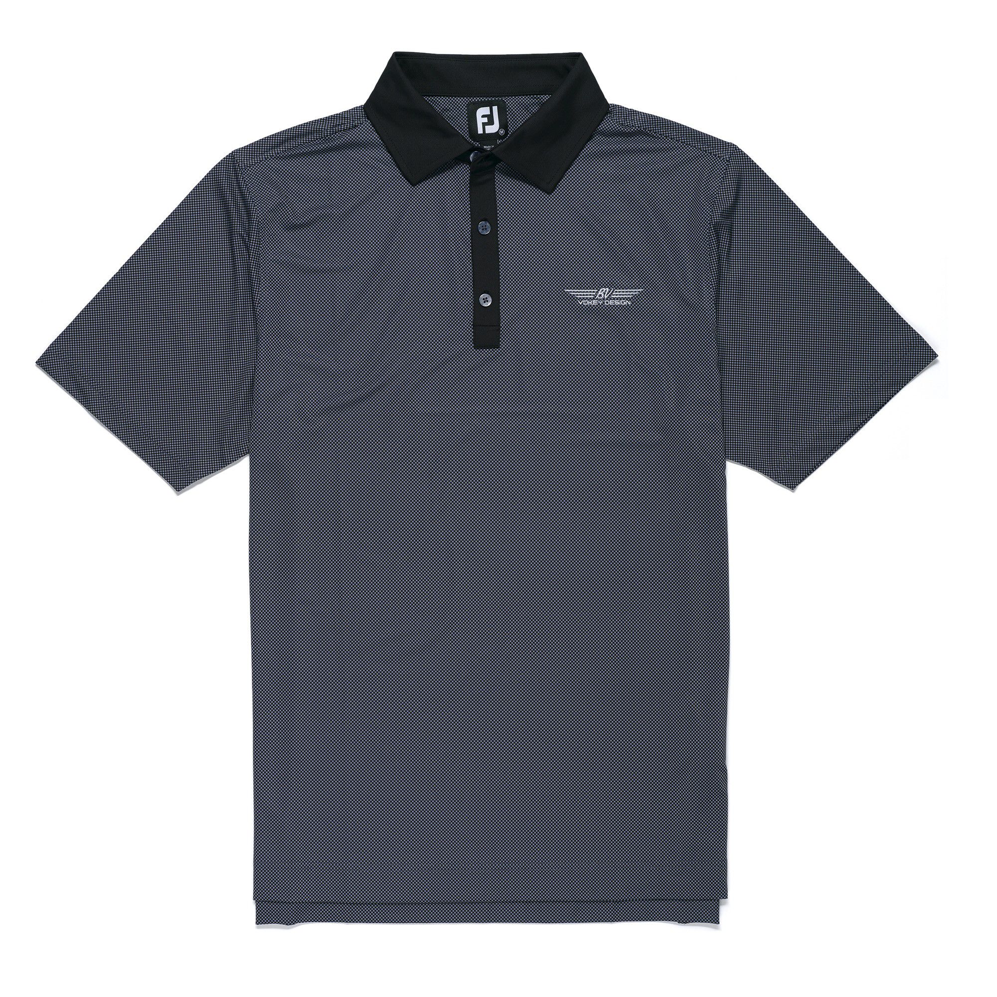 FJ ProDry Performance Stretch Lisle Mini Check Print