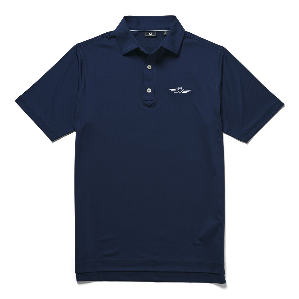 Vokey Solid Lisle Navy Polo		