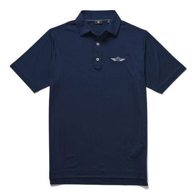 Vokey Solid Lisle Navy Polo