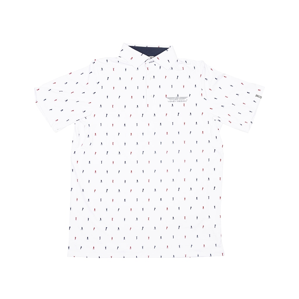 Vokey Golfer Polo - Red/White