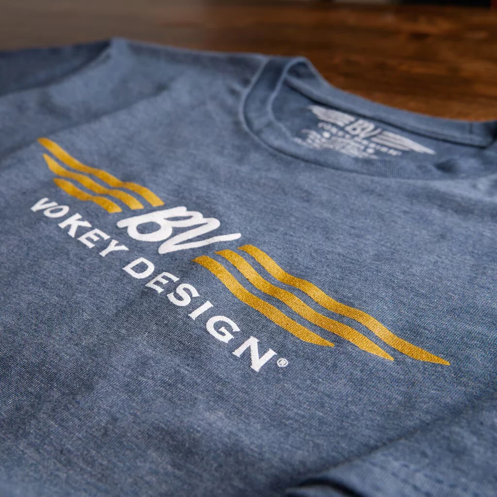 A grey Vokey Design t-shirt with the brand logo.